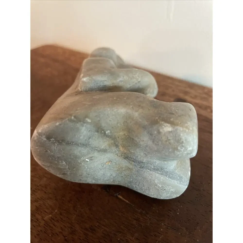 Pre- Colombian Stone Carved Aztec Mayan Warrior, Sculpture